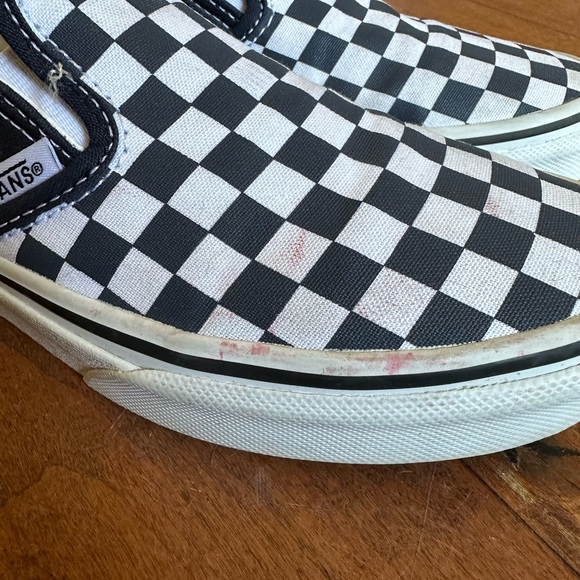 Vans Classic Slip On "Navy/White" Preschool Unisex Shoe - Picture 8 of 8